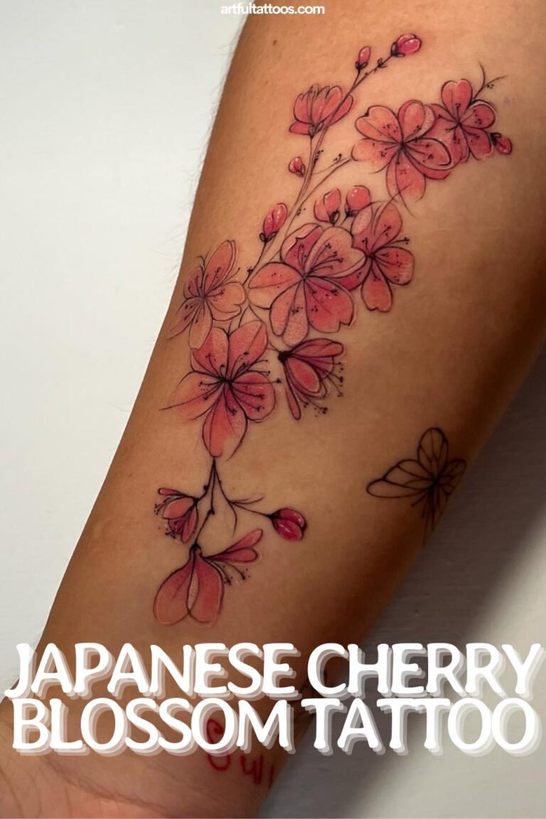 cherry blossom tattoos for women