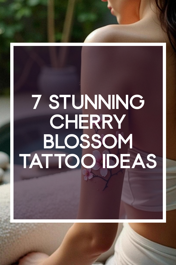 cherry blossom tattoos for women