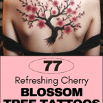 cherry blossom tattoos for women