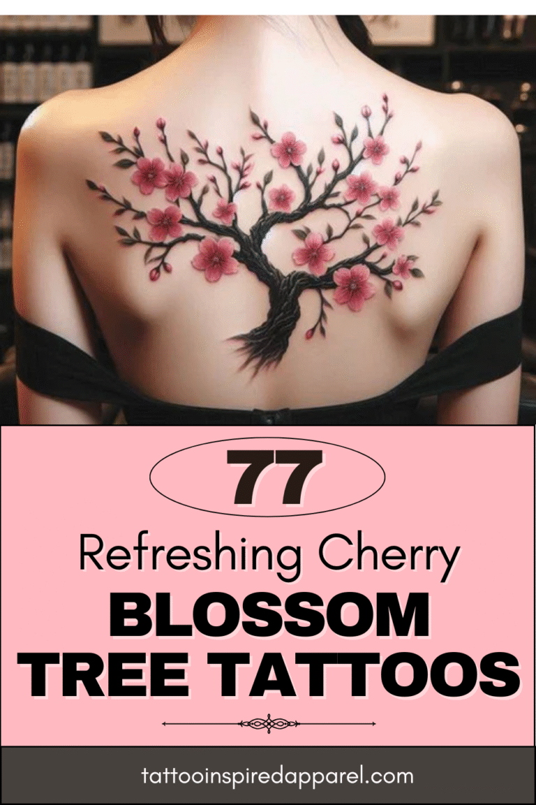 cherry blossom tattoos for women