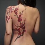 cherry blossom tattoos for women