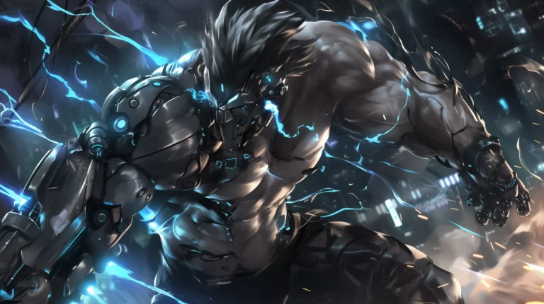 cyberpunk anime wallpaper