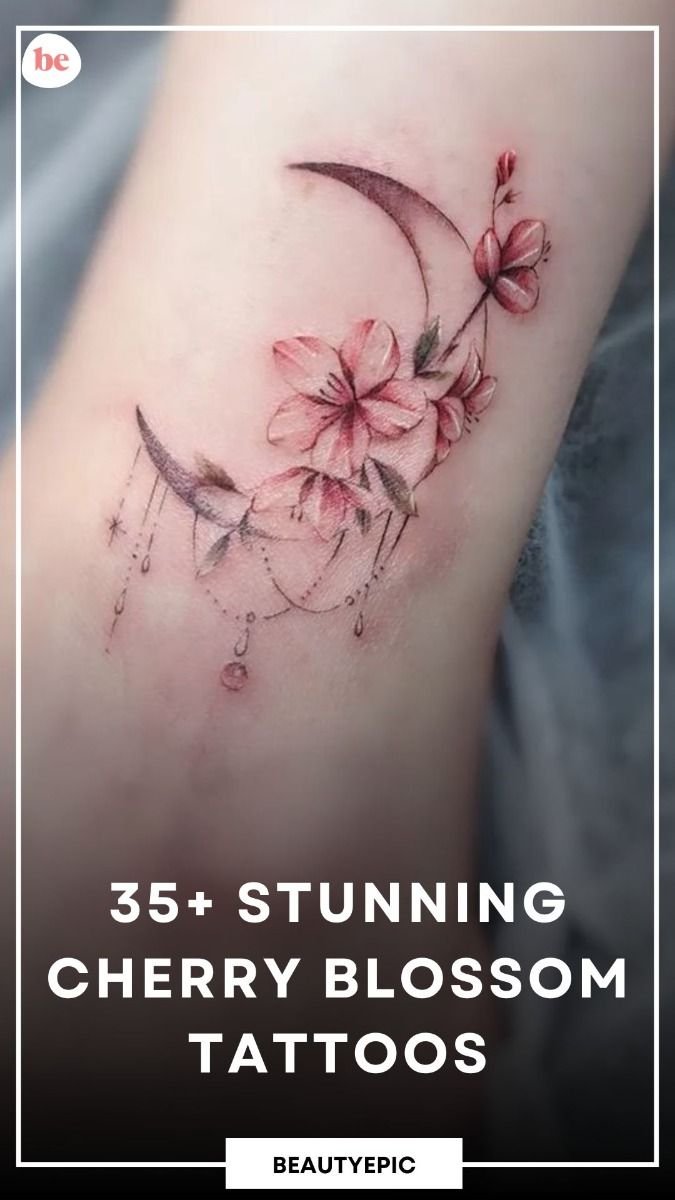 cherry blossom tattoos for women