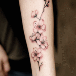 cherry blossom tattoos for women
