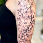 cherry blossom tattoos for women
