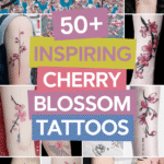 cherry blossom tattoos for women
