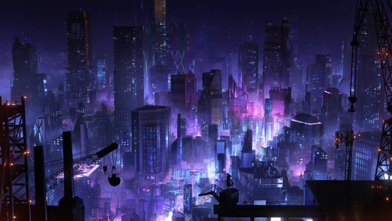 cyberpunk anime wallpaper