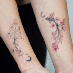 cherry blossom tattoos for women