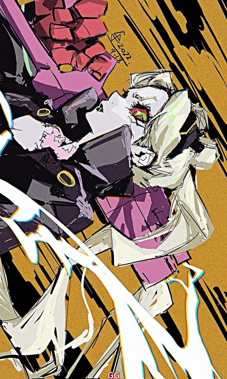 cyberpunk anime wallpaper