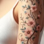 cherry blossom tattoos for women