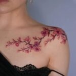 cherry blossom tattoos for women