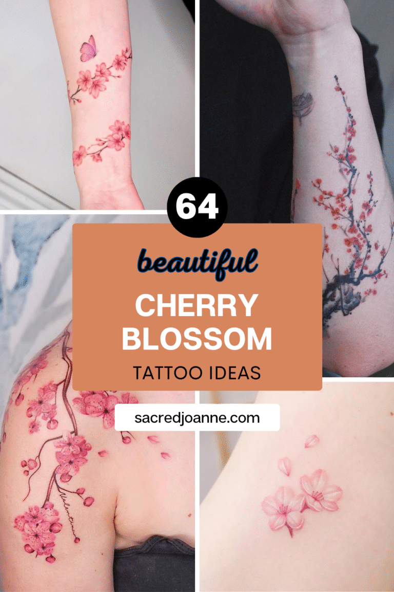 cherry blossom tattoos for women