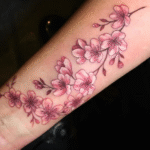 cherry blossom tattoos for women