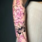cherry blossom tattoos for women