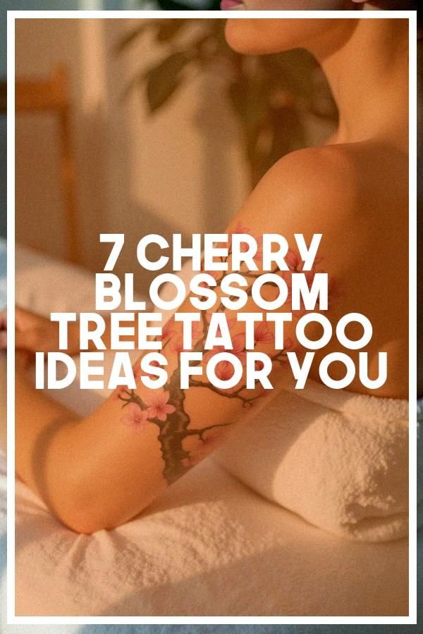 cherry blossom tattoos for women