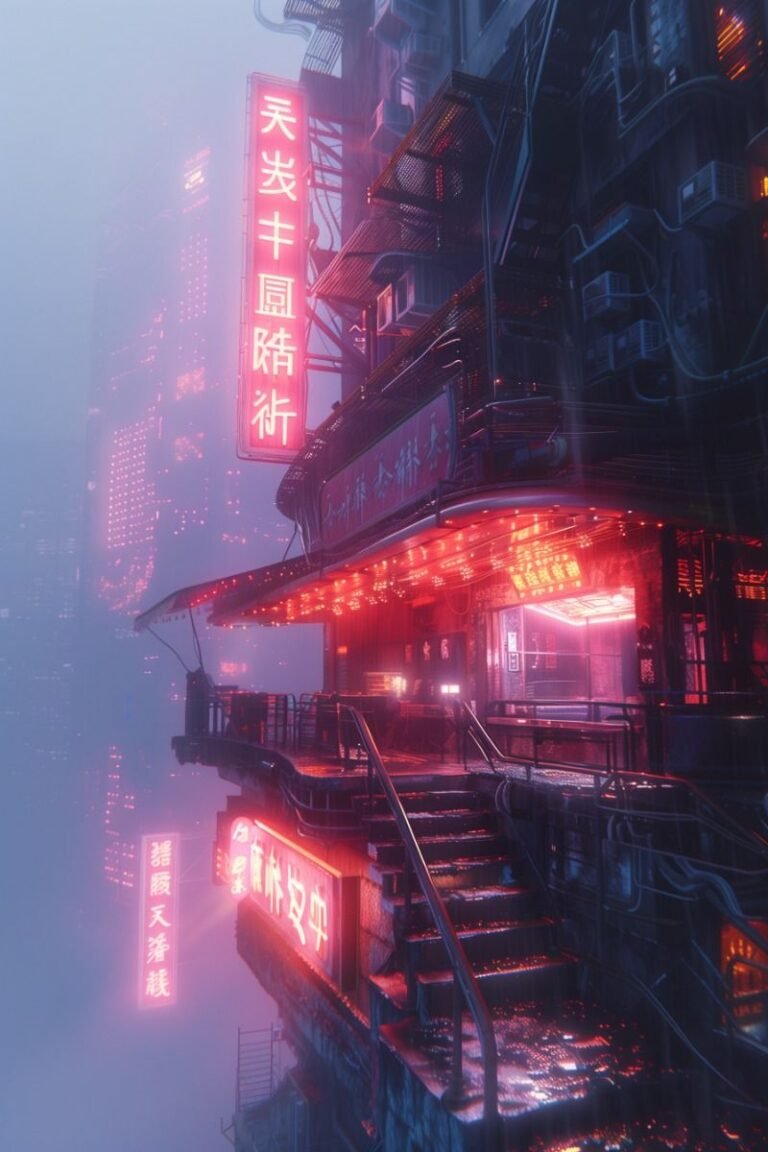cyberpunk anime wallpaper