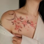 cherry blossom tattoos for women