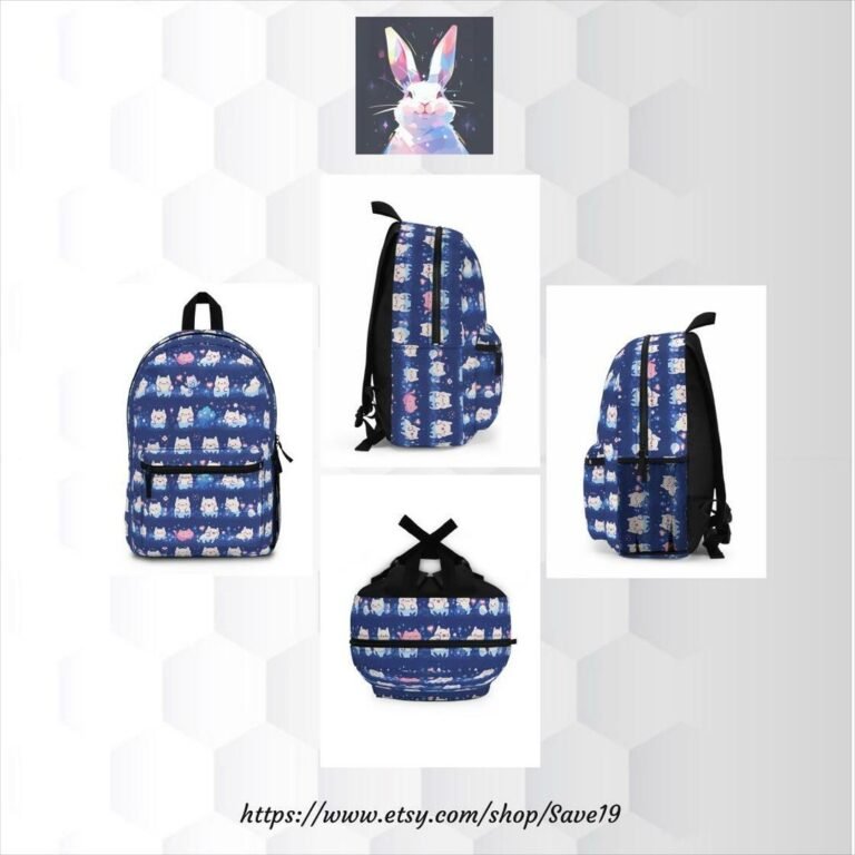 Cute Little Ghost Cats Backpack