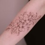 cherry blossom tattoos for women
