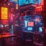 cyberpunk anime wallpaper
