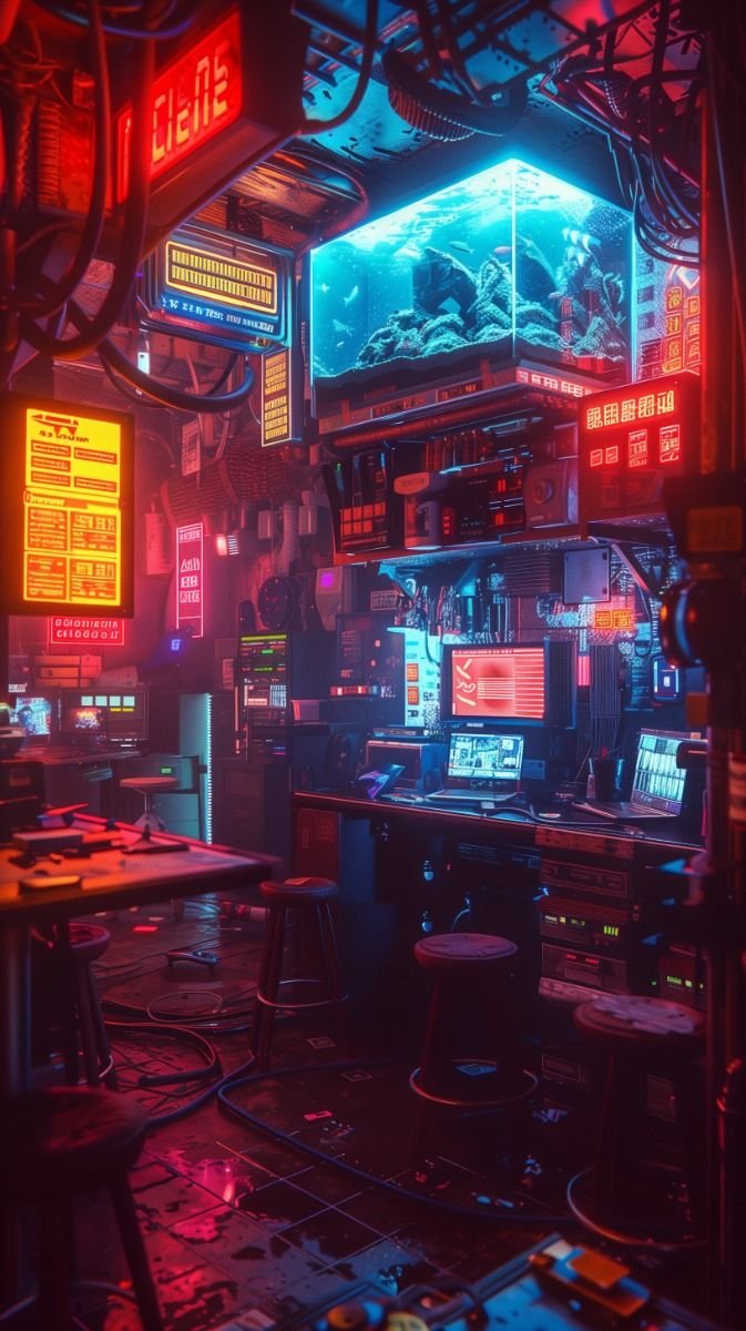 cyberpunk anime wallpaper