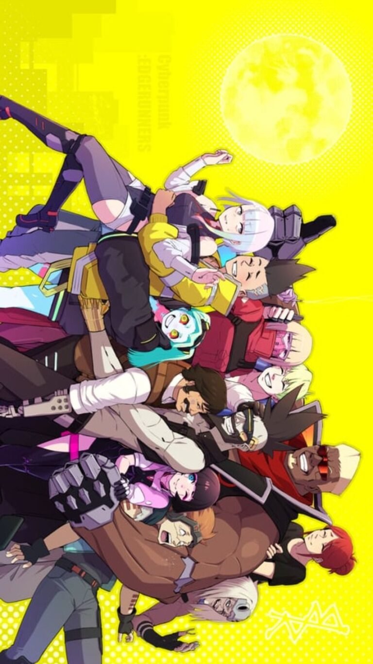 cyberpunk anime wallpaper