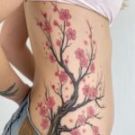 cherry blossom tattoos for women