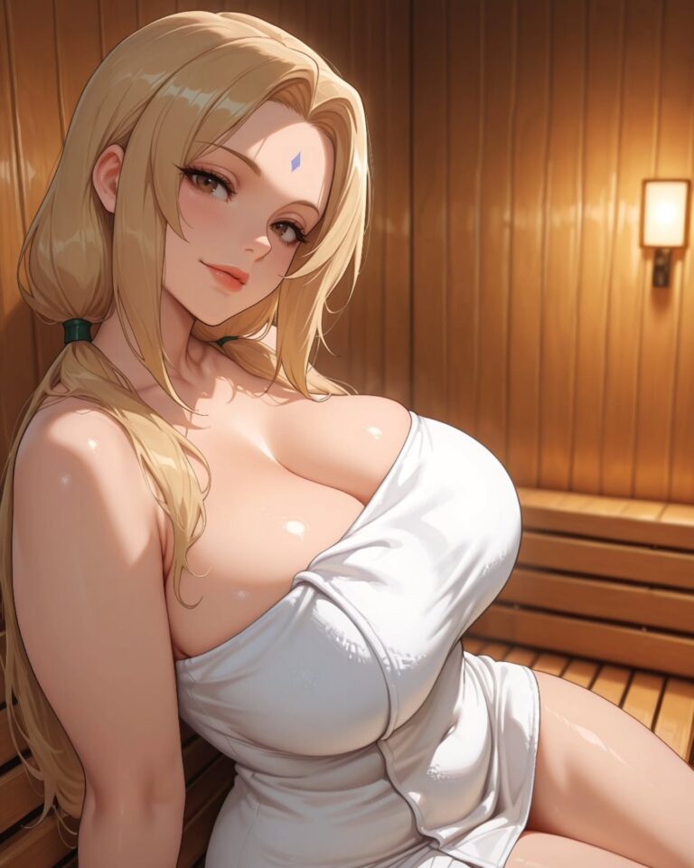 One look from Tsunade and the heat feels lethal