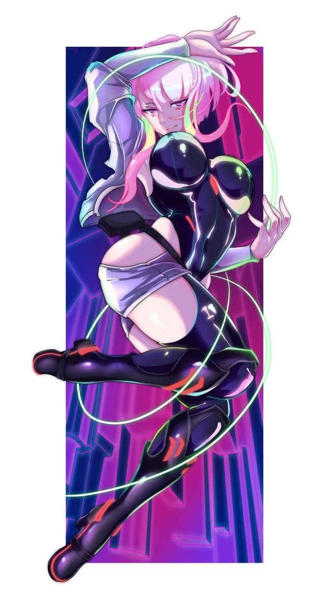 cyberpunk anime wallpaper