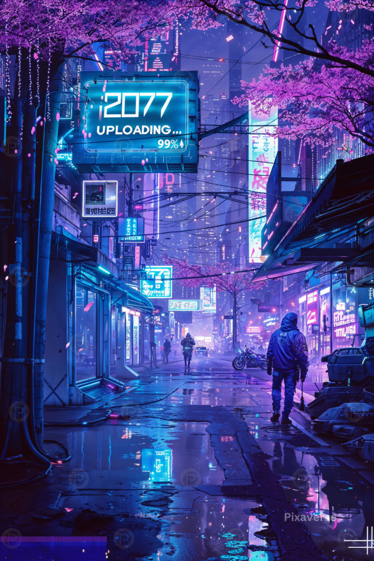 cyberpunk anime wallpaper