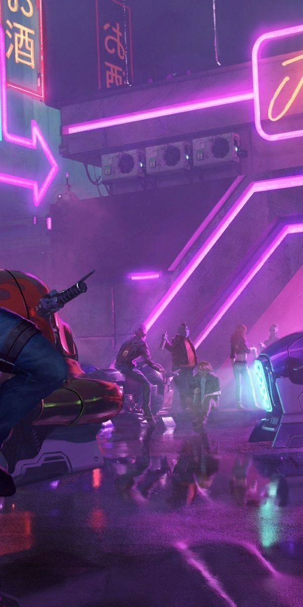 cyberpunk anime wallpaper
