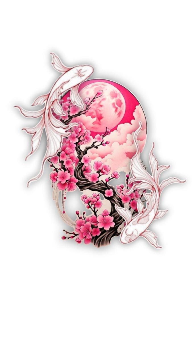 cherry blossom tattoos for women