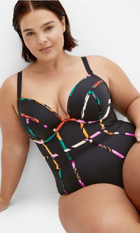 plus size swimwear