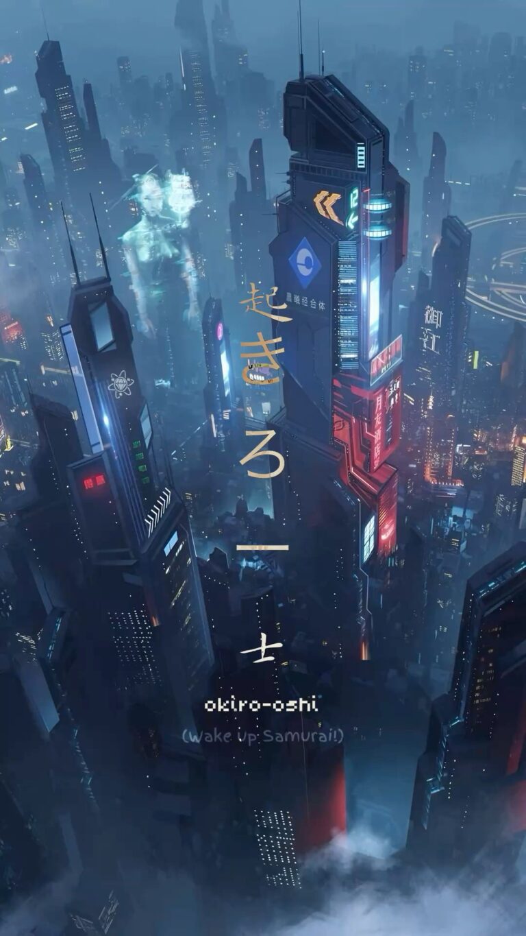 cyberpunk anime wallpaper