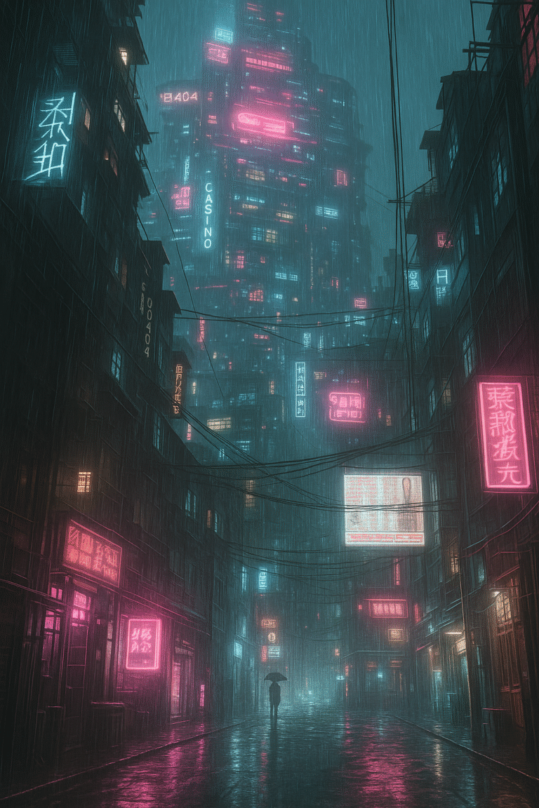 cyberpunk anime wallpaper
