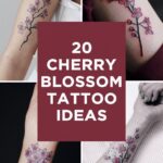 cherry blossom tattoos for women