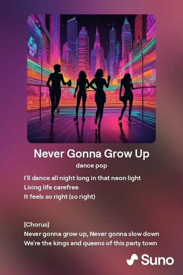 Time to hit pause on growing up! Just dropped a track that's all about embracing