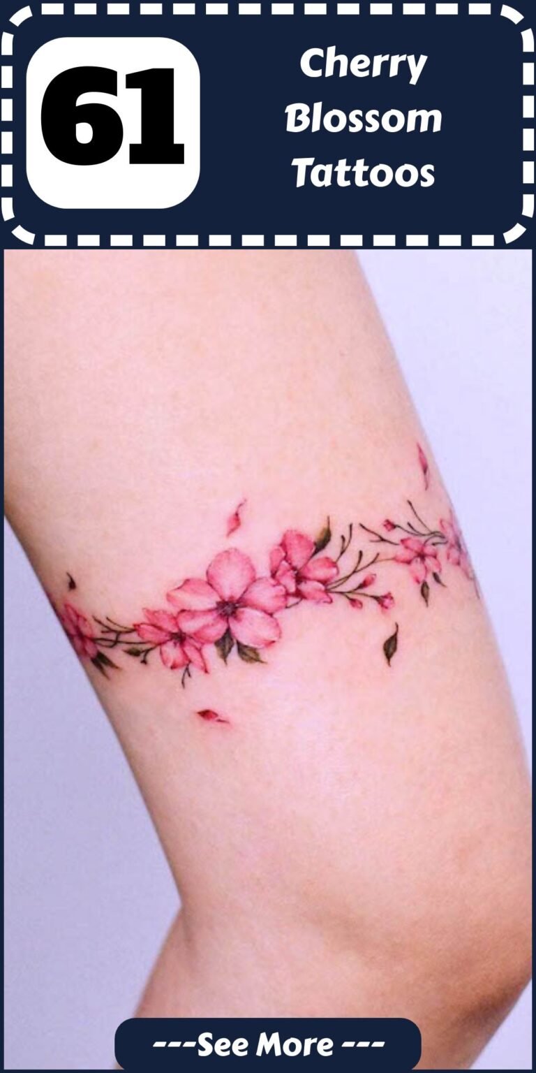 cherry blossom tattoos for women