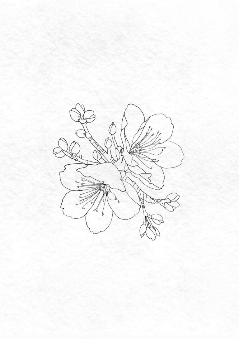 cherry blossom tattoos for women