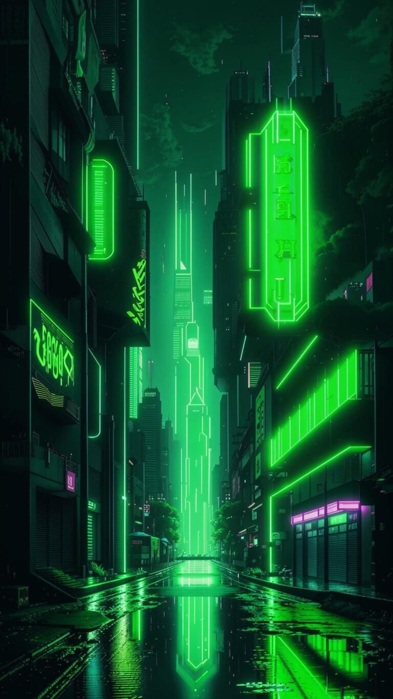 cyberpunk anime wallpaper