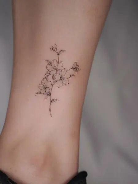cherry blossom tattoos for women