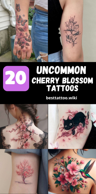 cherry blossom tattoos for women
