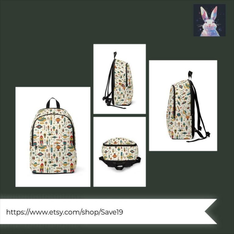 MCM Atomic- Blast Off with Style Unisex Fabric Laptop Backpack