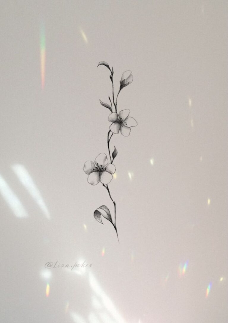cherry blossom tattoos for women