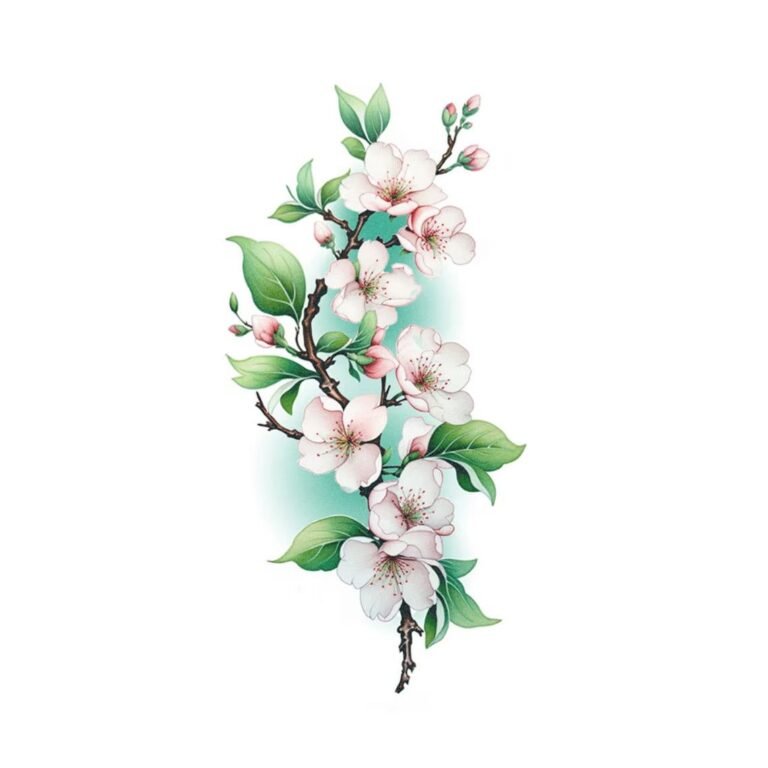 cherry blossom tattoos for women