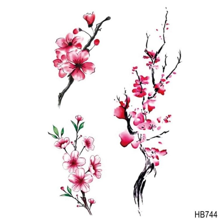 cherry blossom tattoos for women