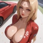 "Speed, curves, and no brakes~ Think you can handle both of us? "