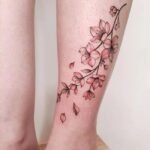 cherry blossom tattoos for women
