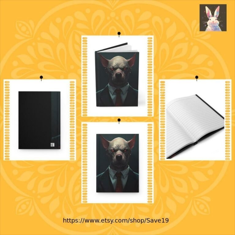 Pitbull Bodyguard Hardcover Journal Matte