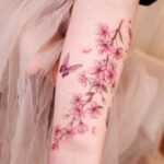 cherry blossom tattoos for women